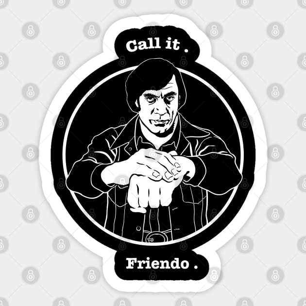 CALL IT. FRIENDO. Sticker by Momech